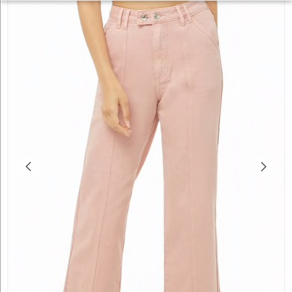 High Rise Straight Leg Pants